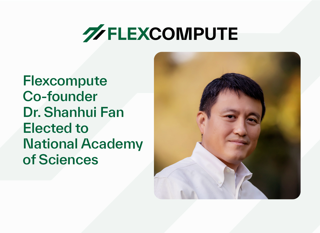 Flexcompute Co-founder Dr. Shanhui Fan Elected to the National Academy of Sciences